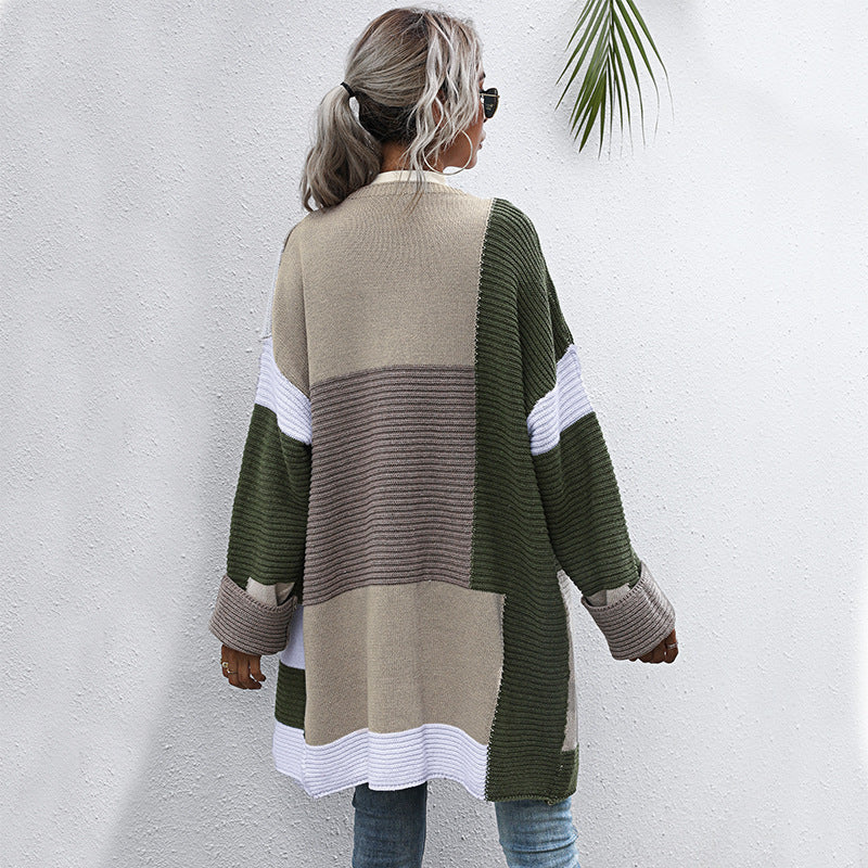 Knitted Cardigan Color Matching