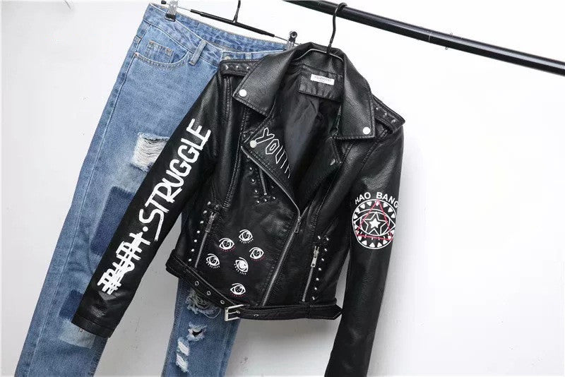 Faux Soft Leather Jacket
