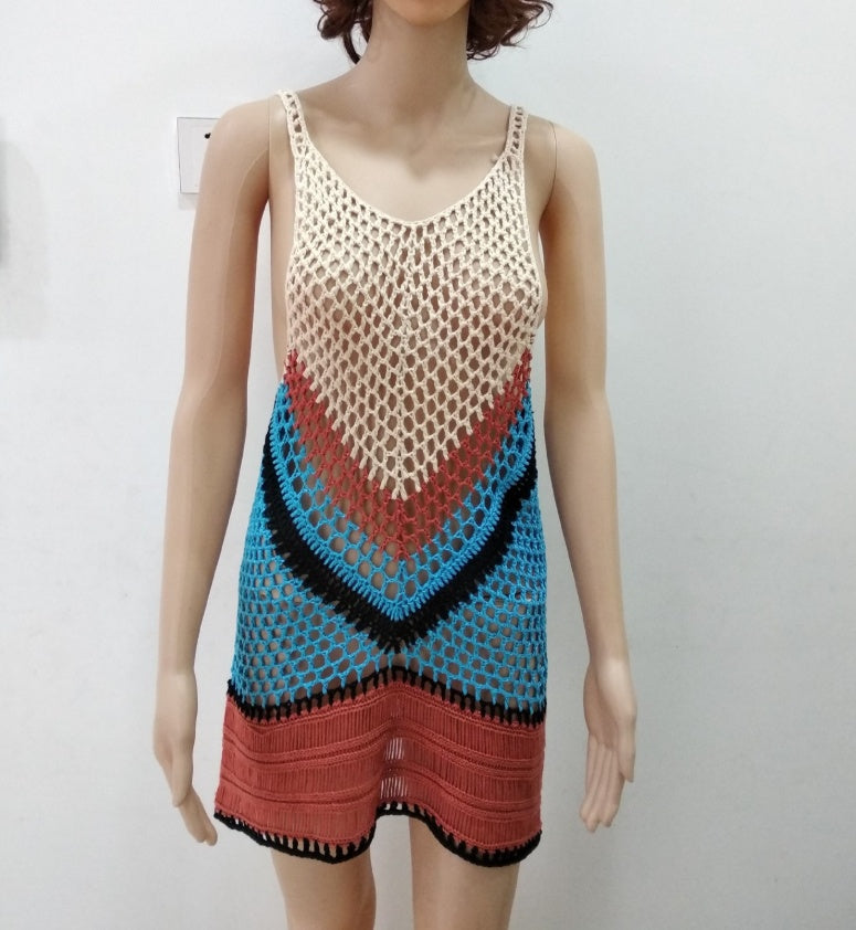 Knitted Cutout Bikini Tank Top