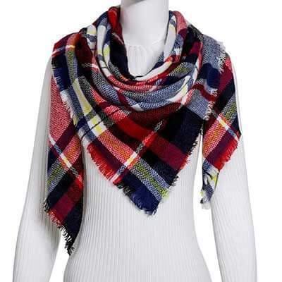 Geometric Triangle Scarf