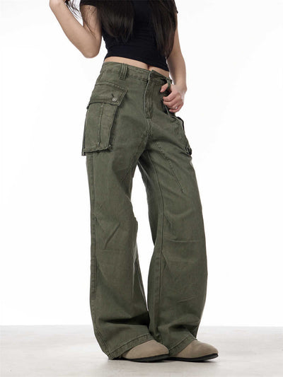 Retro Washed-out Overalls