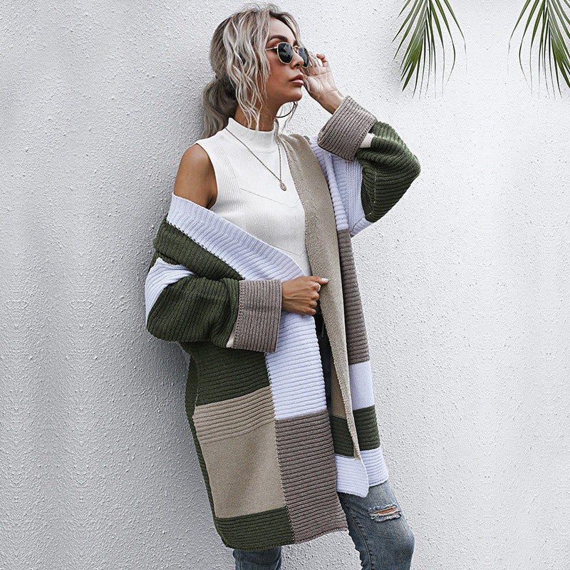 Knitted Cardigan Color Matching