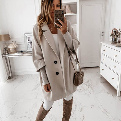 Elegant Long Wool Coat