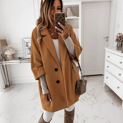 Elegant Long Wool Coat