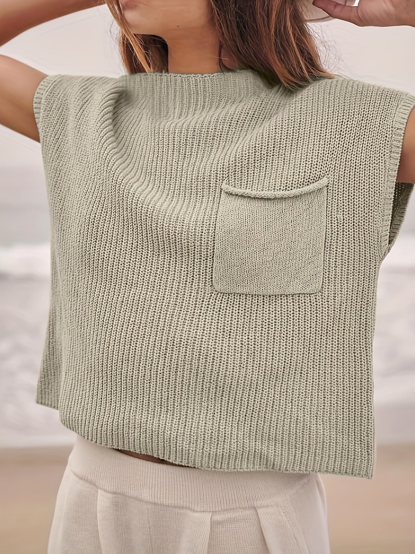 Crew Neck Pullover Sweater