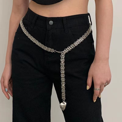Fashion Love Chain Pendant Waist Chain
