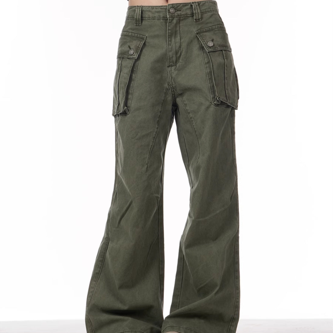 Retro Washed-out Overalls