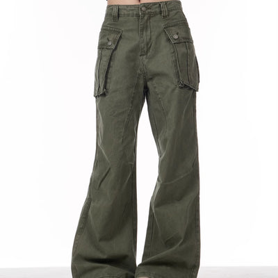 Retro Washed-out Overalls