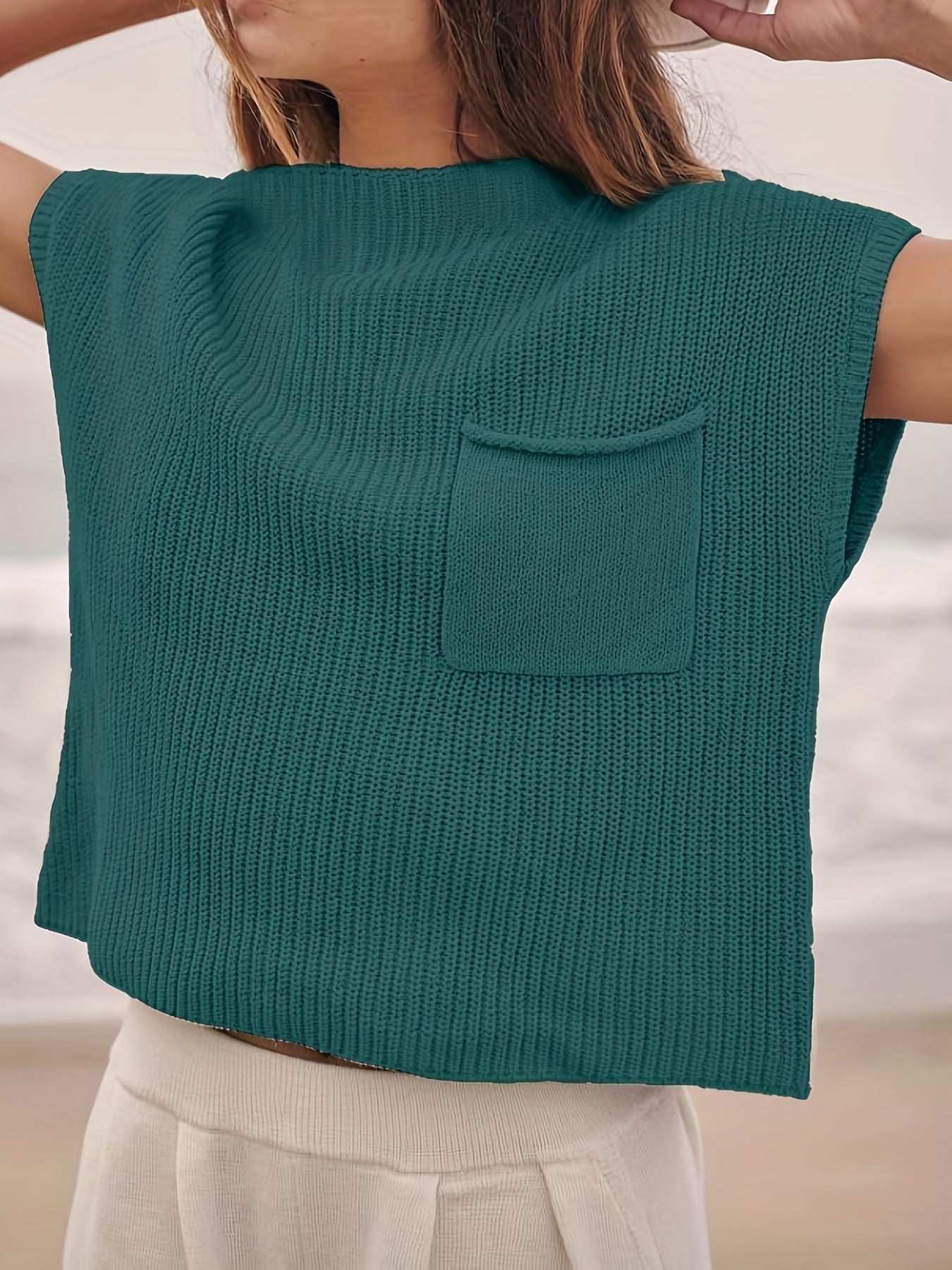 Crew Neck Pullover Sweater