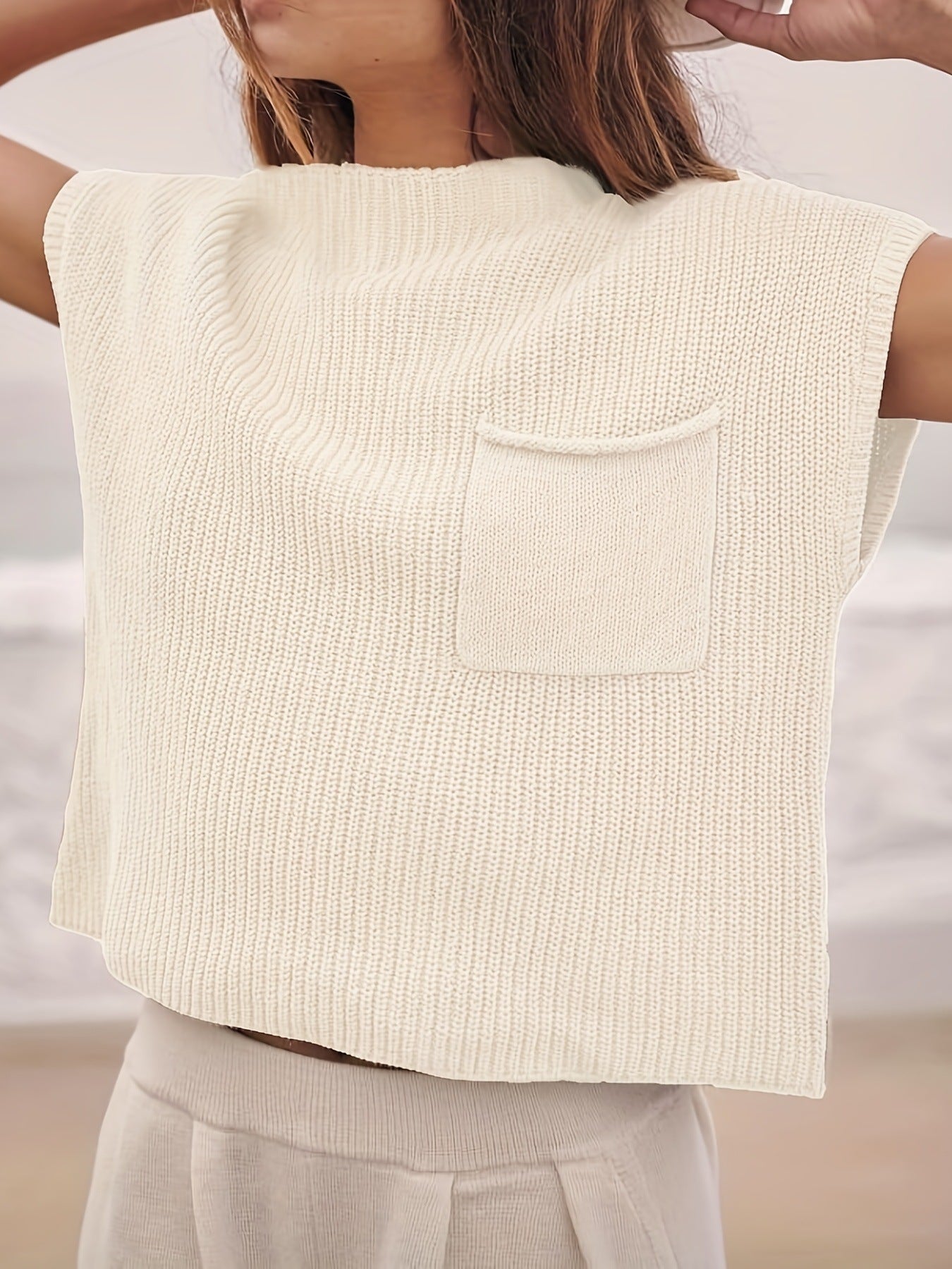 Crew Neck Pullover Sweater