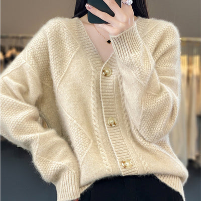 Lazy Knitted Sweater Coat