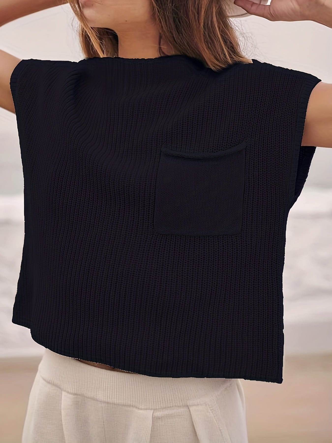 Crew Neck Pullover Sweater
