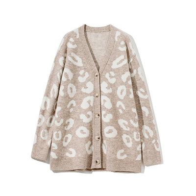 V-Neck Knitted Cardigan