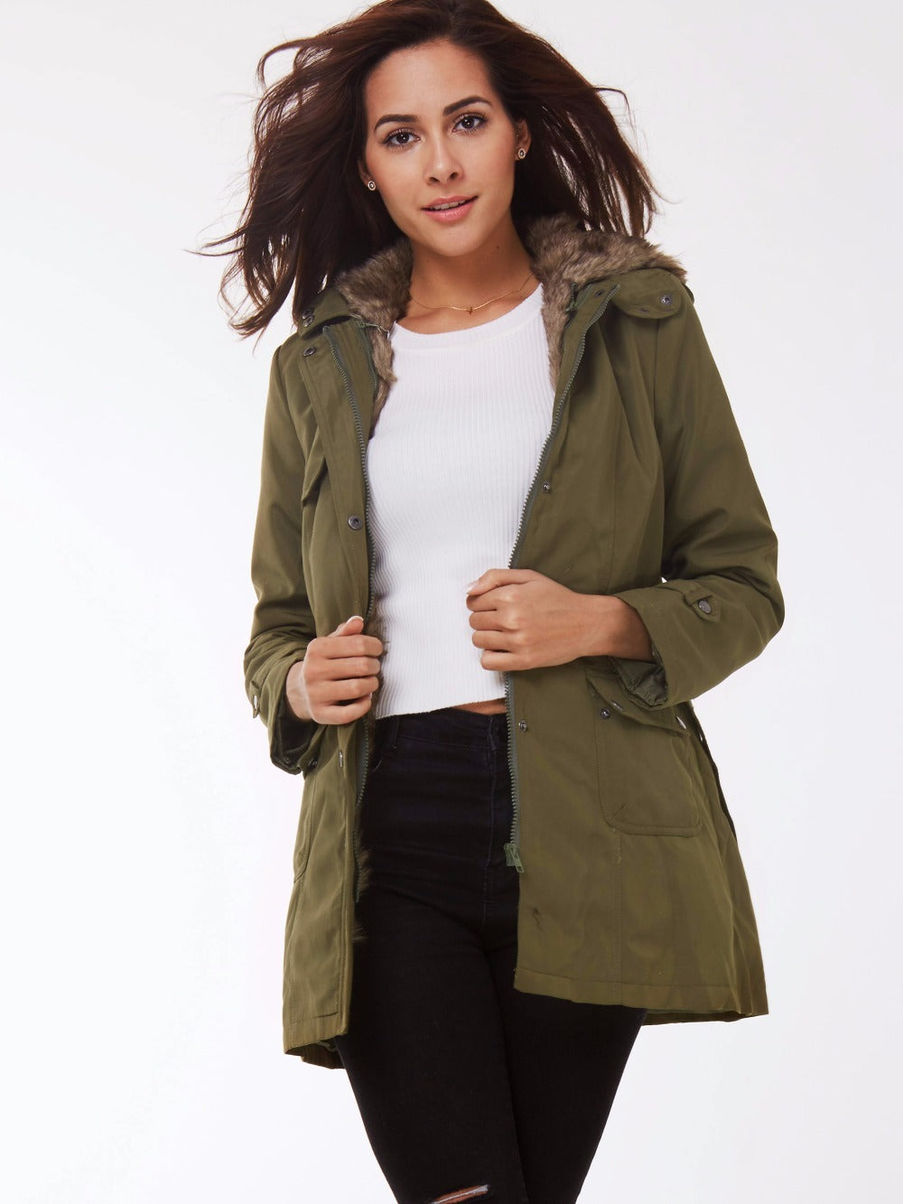 Casual Long-Sleeve Winter Jacket
