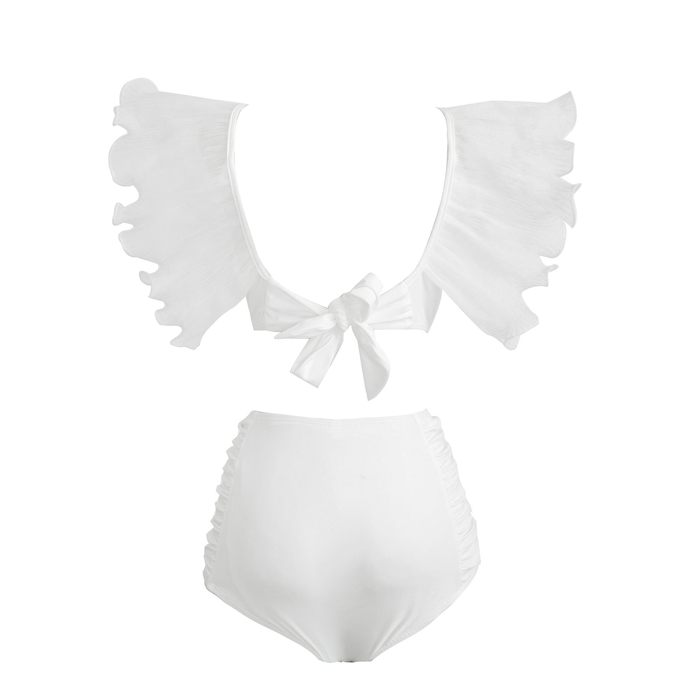 High-Waist Bandage Bikini Set