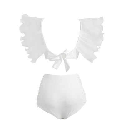High-Waist Bandage Bikini Set