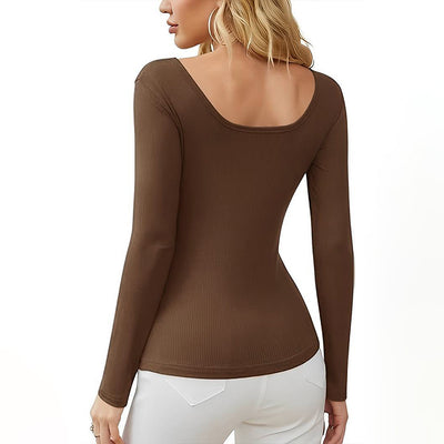 Pleated Slim-Fit Top