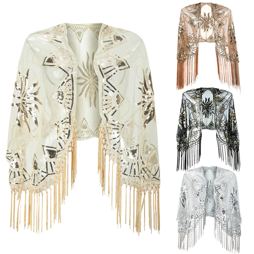 Gatsby-Inspired Mesh Cover-Up