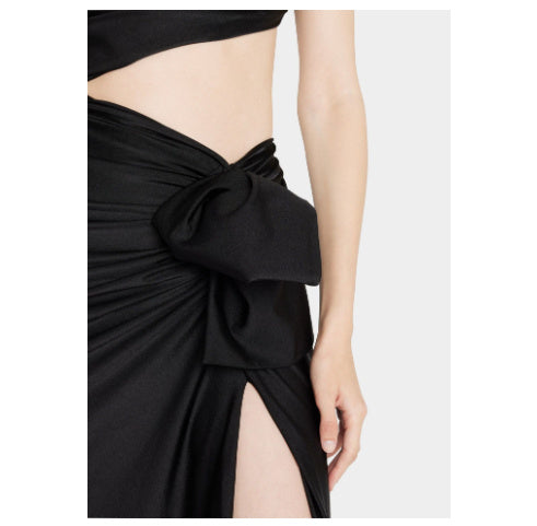 Slit Off-Shoulder Dress
