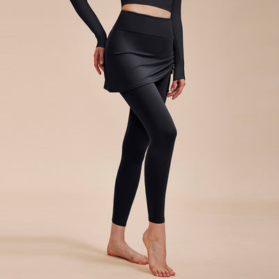 Yoga Pants with Skirt Design