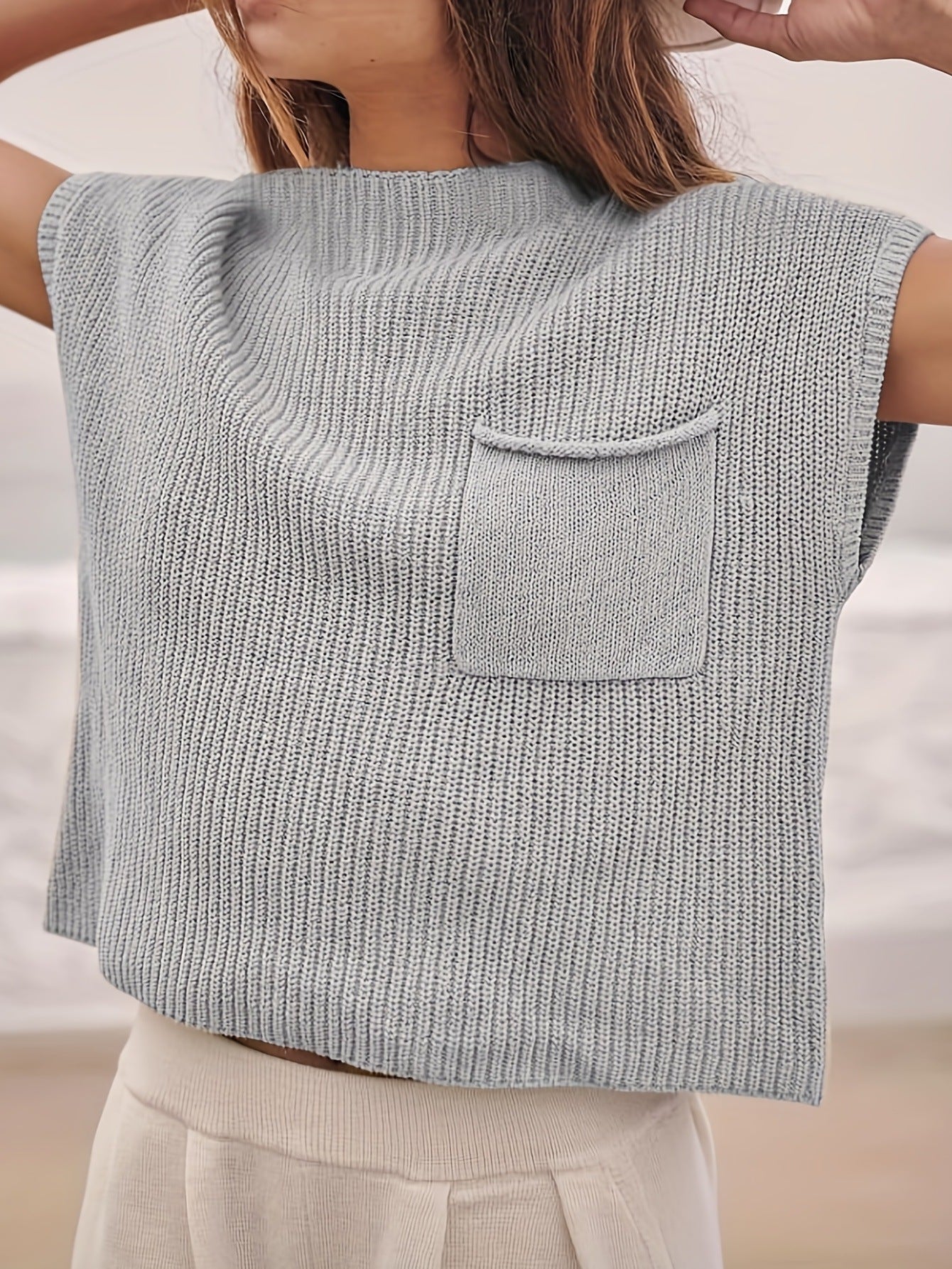 Crew Neck Pullover Sweater