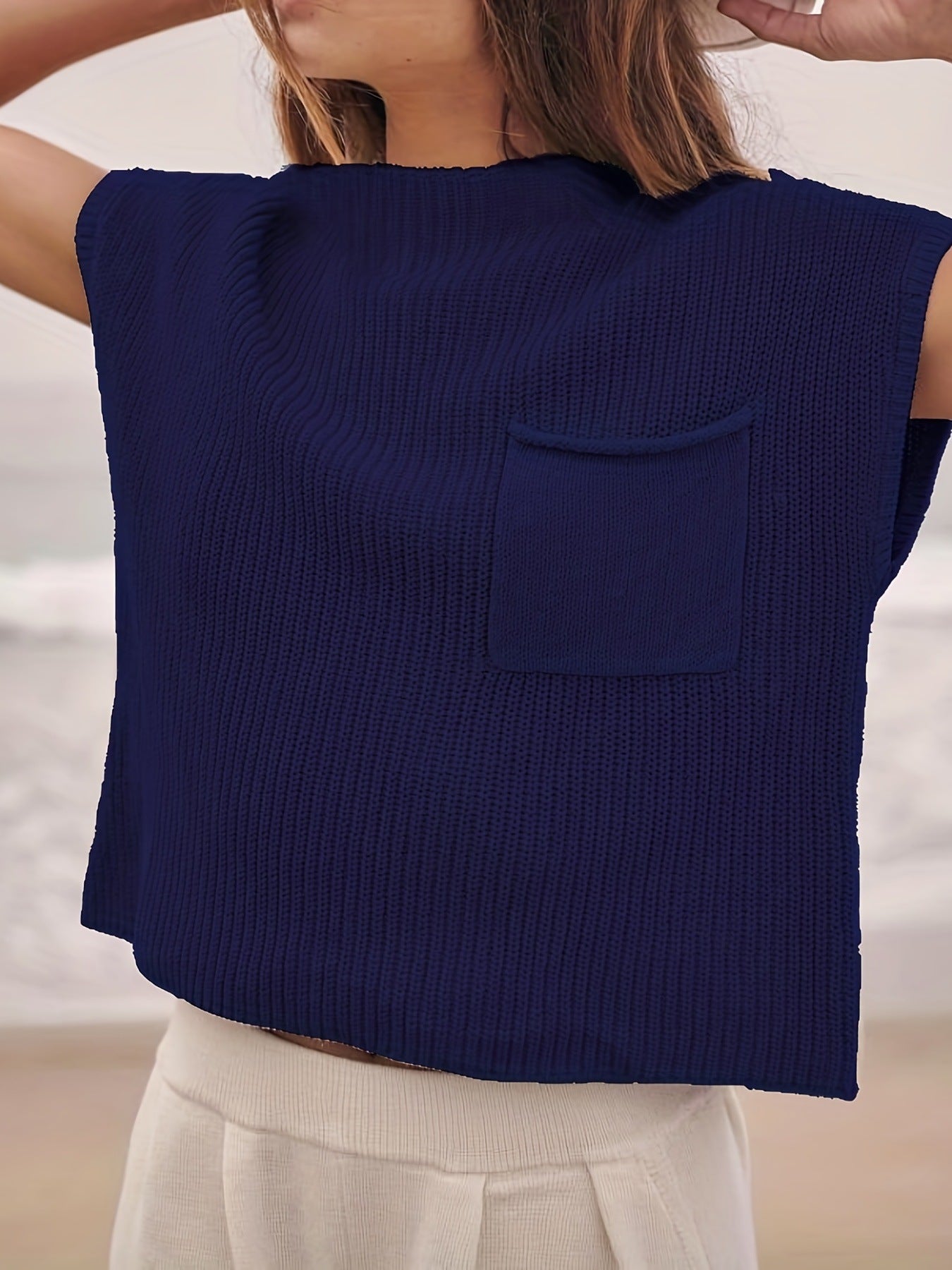 Crew Neck Pullover Sweater