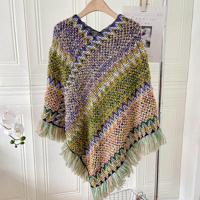 Ethnic Style Irregular Shawl Scarf