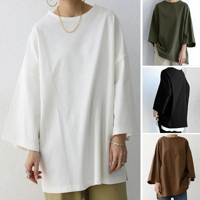 Split Sleeve Loose Top