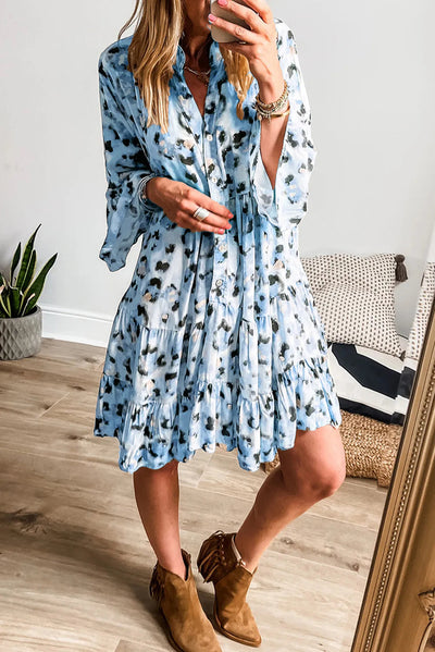 Effortless Chic Loose Button Dress for Women