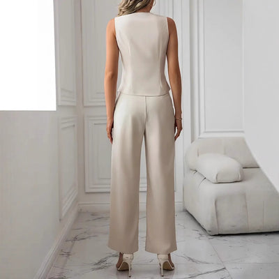 Casual Vest & Pants Suit