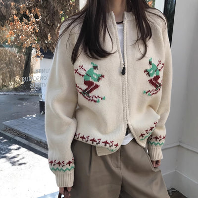 Warm Crocheted Sweater Coat