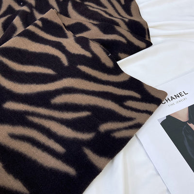 Striped Printed Tassel Cashmere Shawl