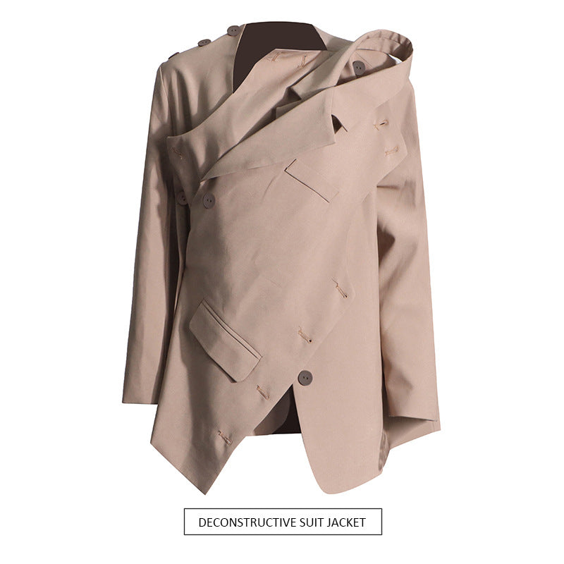 Versatile Two-Way Suit Jacket – Chic & Modern Elegance