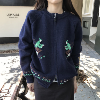 Warm Crocheted Sweater Coat