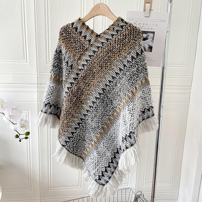 Ethnic Style Irregular Shawl Scarf