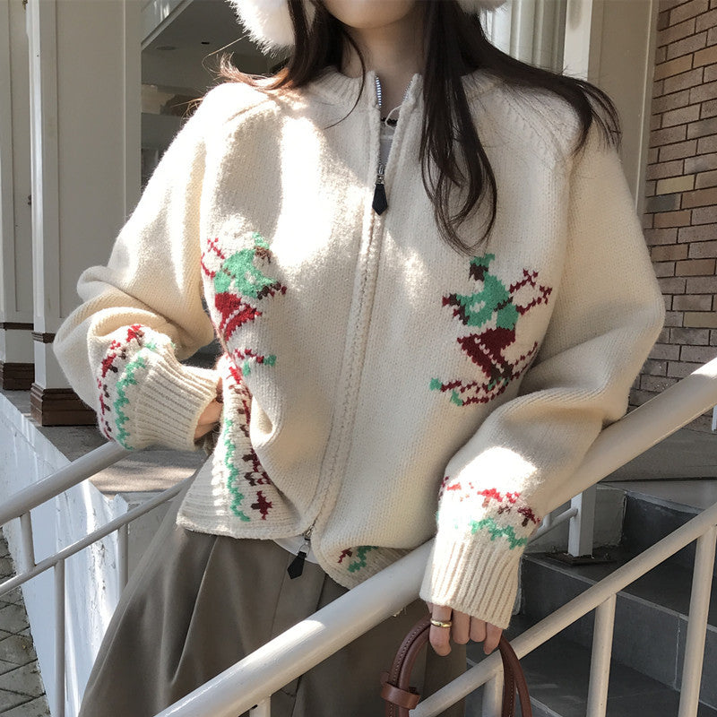 Warm Crocheted Sweater Coat