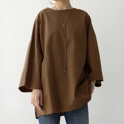 Split Sleeve Loose Top