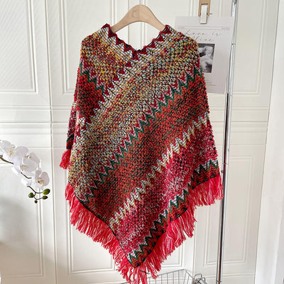 Ethnic Style Irregular Shawl Scarf