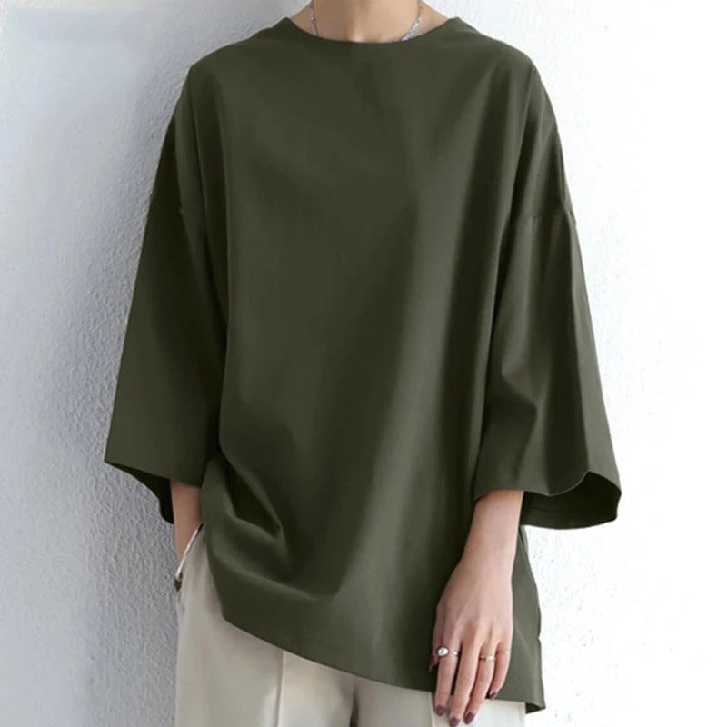 Split Sleeve Loose Top