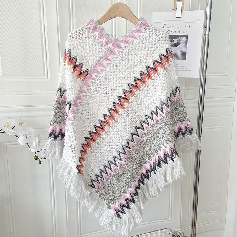 Ethnic Style Irregular Shawl Scarf