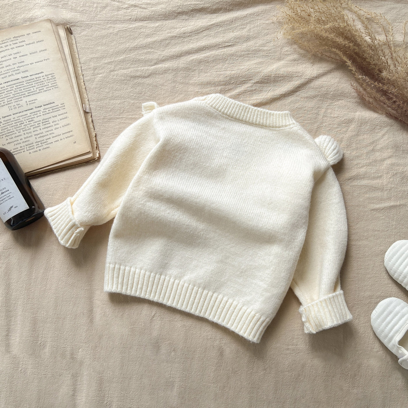Baby Lace Collar Knitted Top