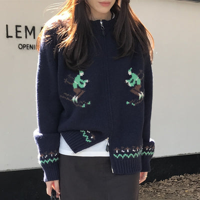 Warm Crocheted Sweater Coat