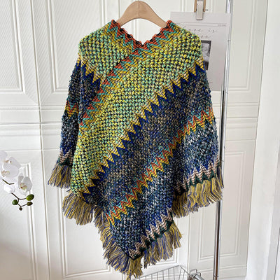 Ethnic Style Irregular Shawl Scarf