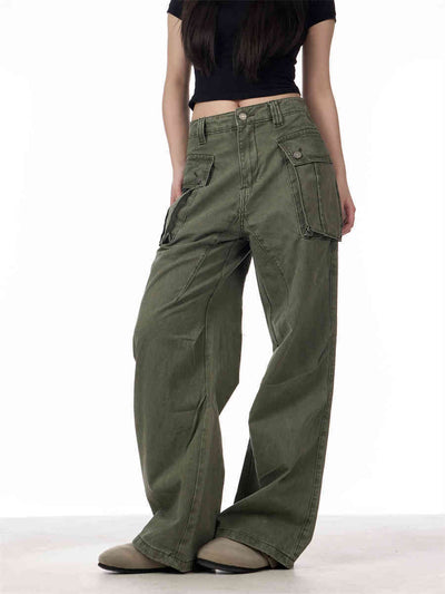 Retro Washed-out Overalls