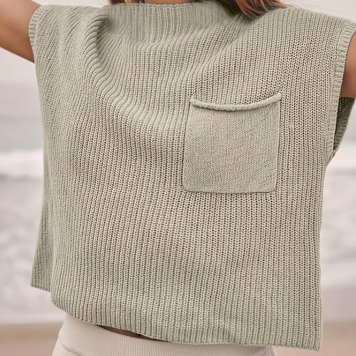 Crew Neck Pullover Sweater