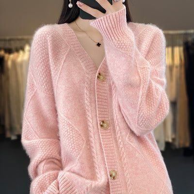 Lazy Knitted Sweater Coat