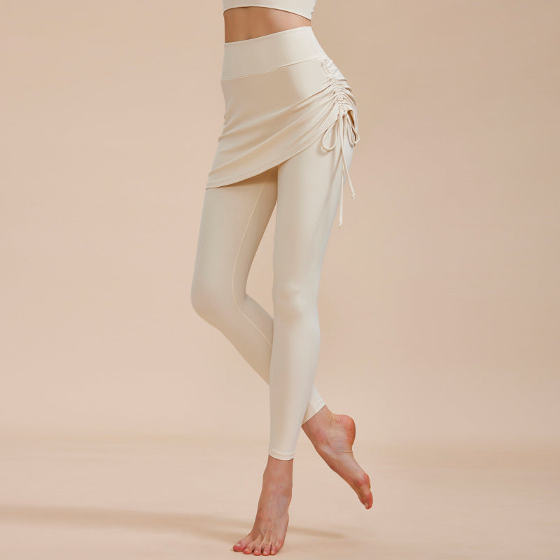 Yoga Pants with Skirt Design