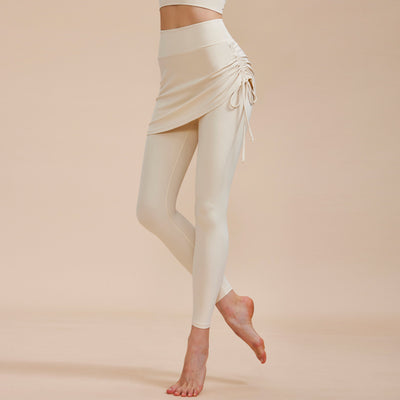 Yoga Pants with Skirt Design