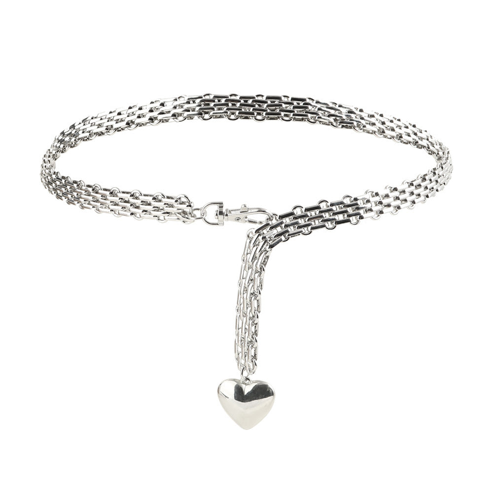 Fashion Love Chain Pendant Waist Chain