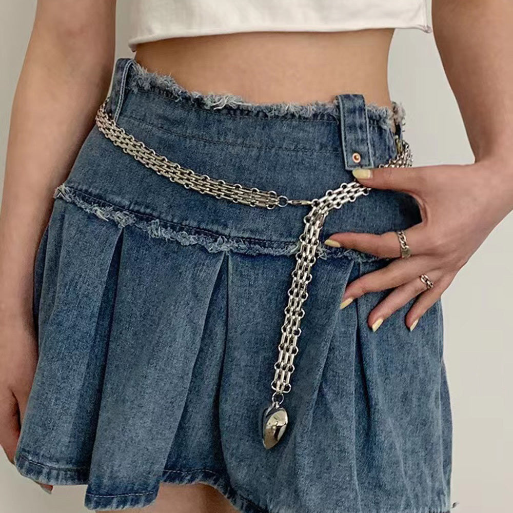 Fashion Love Chain Pendant Waist Chain